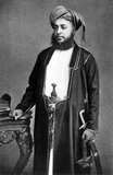 Sayyid Barghash bin Said Al-Busaid, GCMG, GCTE (1837 – March 26, 1888) (Arabic: برغش بن سعيد البوسعيد‎), son of Said bin Sultan, was the second Sultan of Zanzibar. Barghash ruled Zanzibar from October 7, 1870 to March 26, 1888. Barghash is credited with building much of the infrastructure of Stone Town, including piped water, public baths, a police force, roads, parks, hospitals and large administrative buildings such as the Bait el-Ajaib (House of Wonders).<br/><br/>

Barghash was perhaps the last Sultan to maintain a measure of true independence from European control. He did consult with European 'advisors' who had immense influence, but he was still the central figure they wrestled to control. He crossed wits with diplomats from Britain, America, Germany, France and Portugal and was often able to play one country off another in a skillful endgame of pre-colonial chess.